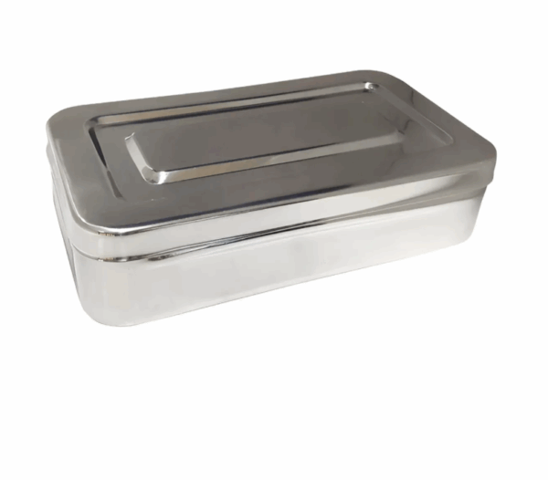 Caja acero inoxidable de 20 x 10 x 4 instrumental quirurgico - Imagen 4